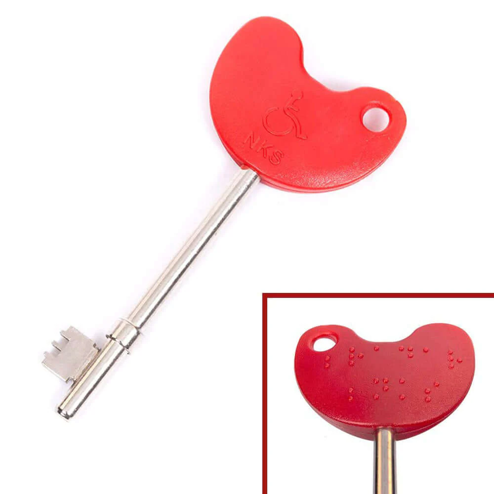 3x LOKKO Radar Disabled Toilet Key for Radar Doors | Comfortable Grips - Image 5