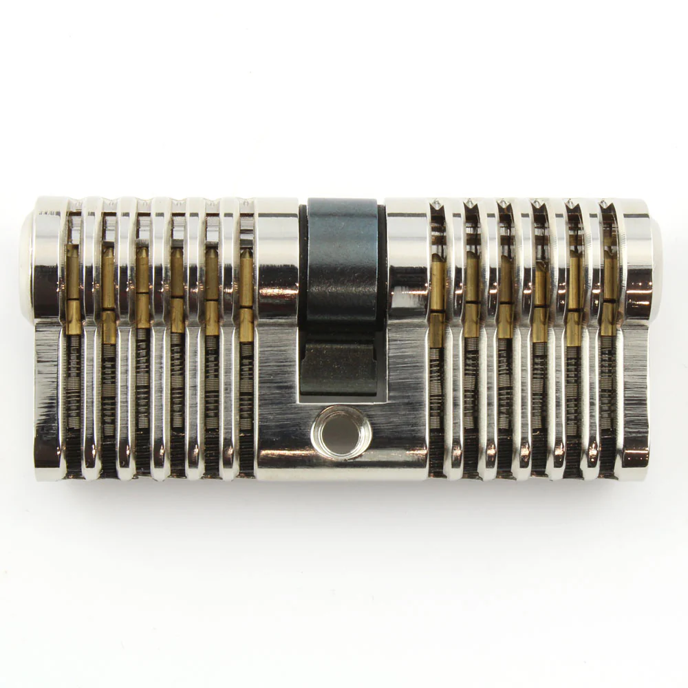 Dangerfield Aerospace Cutaway Practice Lock +Pins and Tweezers - Repinnable, Configurable Solid Metal Training Lock - Image 3