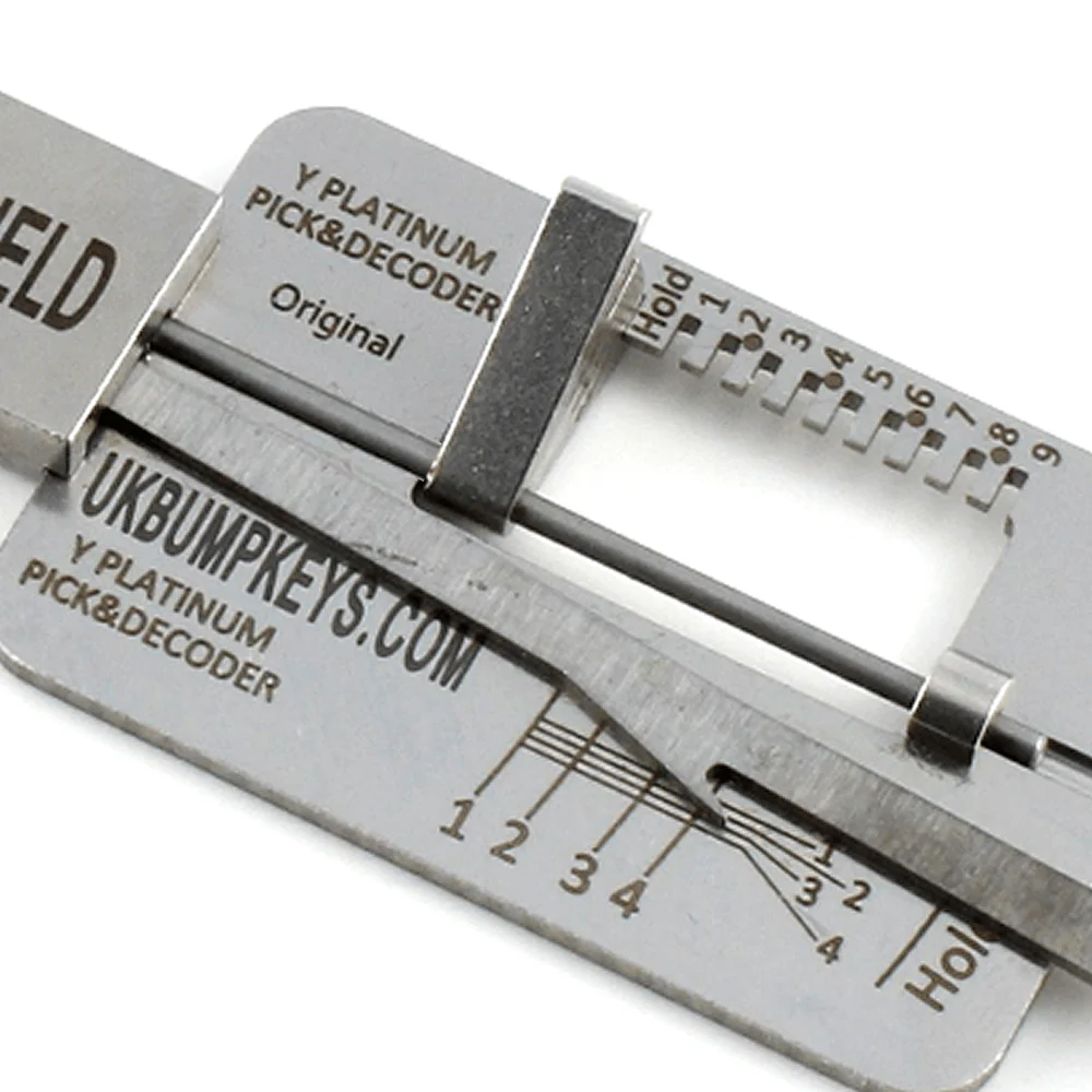 Dangerfield Lishi-Style Yale Platinum 3 Star Dimple Lock Pick + Decoder - Image 6