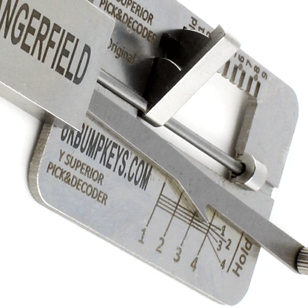 Dangerfield Lishi Style Yale Superior 1 Star Dimple Lock Pick + Decoder - Image 7