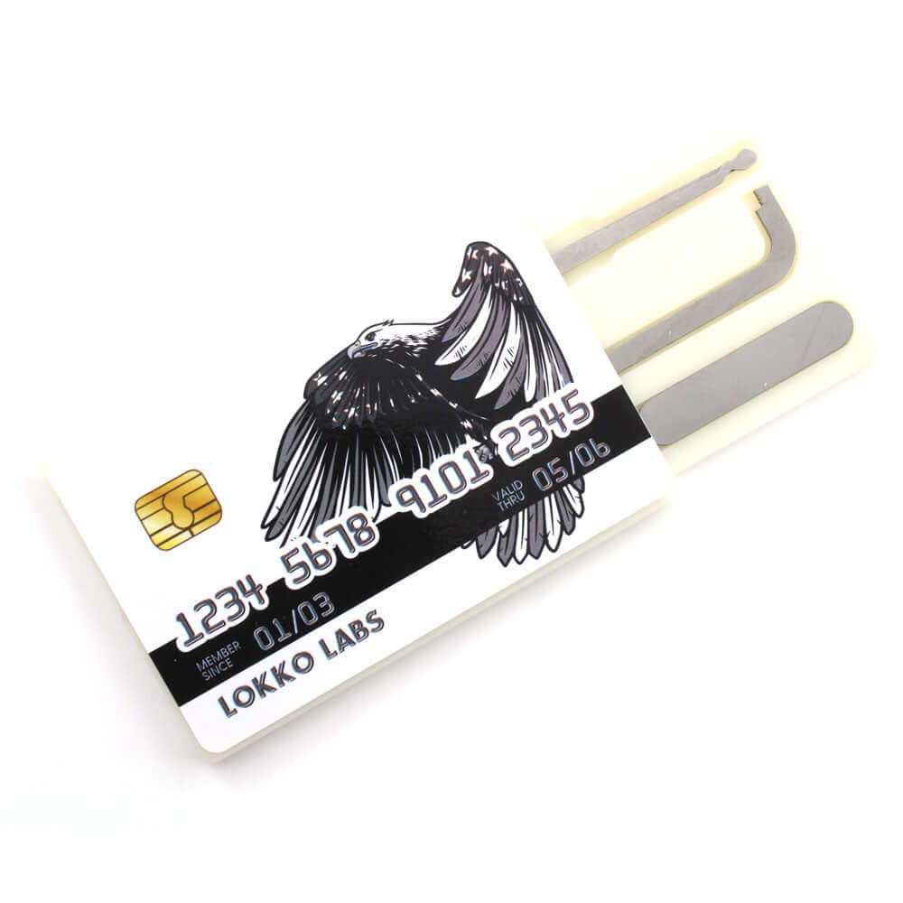 Beginners Lock Pick Set in a box: Complete Lock Pick Kit, Spy Card Kit + Practice Locks and Dummies guide by Lokko - Image 11